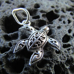 Turtle Necklace Pendant | Sterling Silver | Ocean | Beach | Gift | Jewelry | Handmade | Unique
