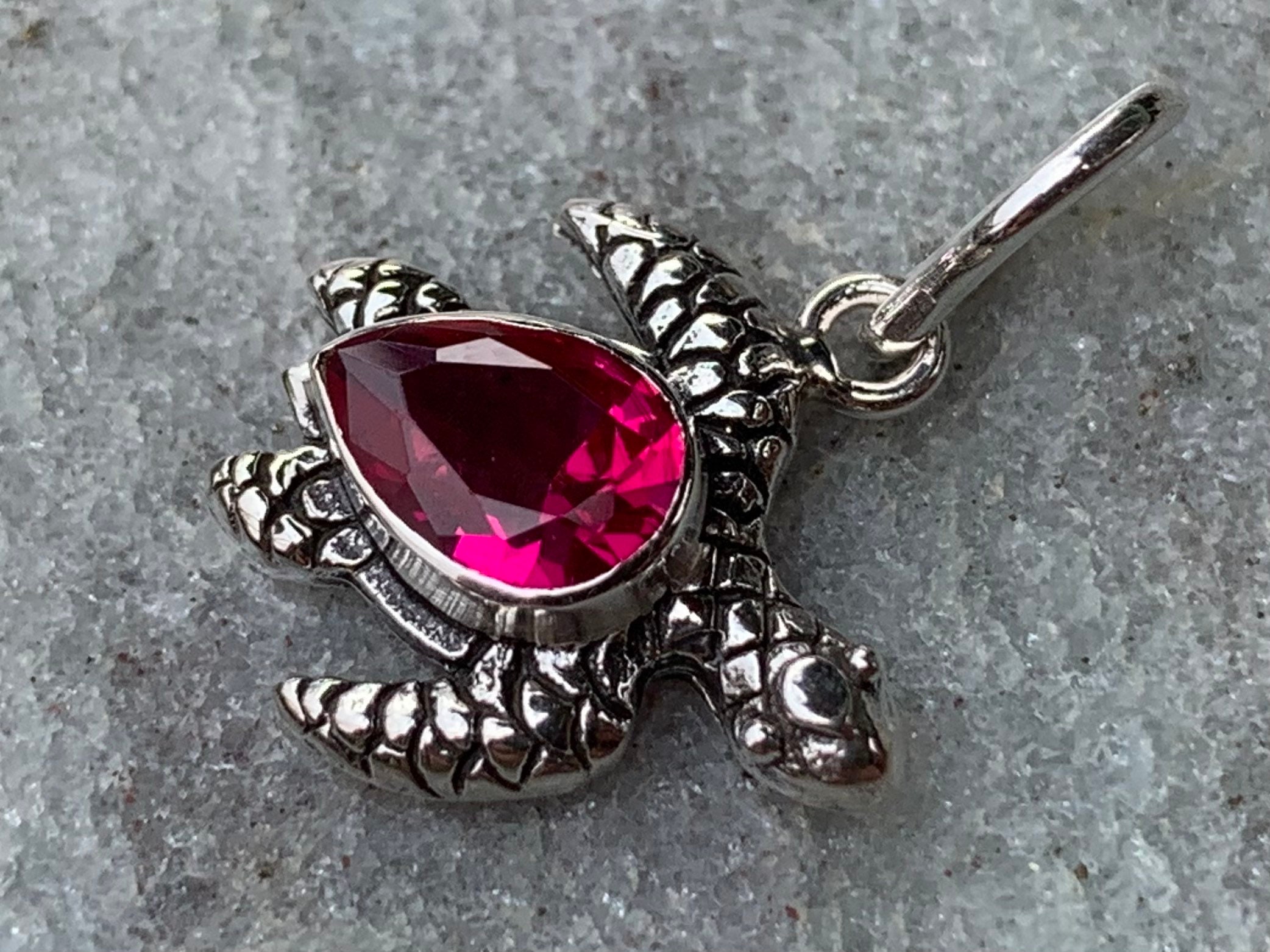 Ruby turtle cheap necklace