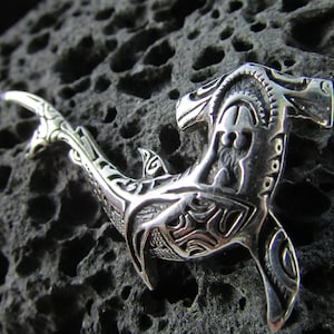 Hammerhead Shark Necklace Pendant Medium | Sterling Silver | Ocean | Beach | Gift | Jewelry | Handmade | Unique