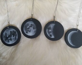 Moon Phase rear view mirror hangings