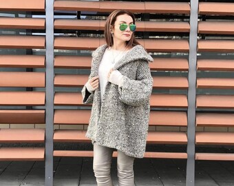 Mottled Wool Cardigan