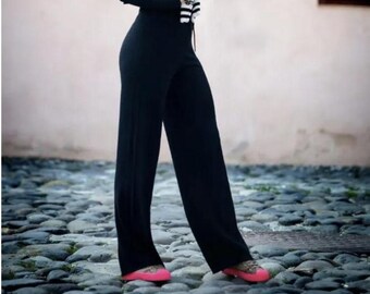 Cashmere Palazzo Pants