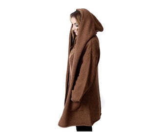 Cardigan with Hoodie - Multiple Colors