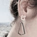 see more listings in the Geometric earrings section