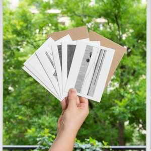 Lot de 6 Cartes illustrées Balades imaginaires sur l'Aubrac