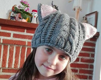 Bonnet Chat Noir Etsy
