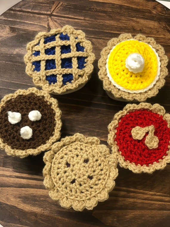 Pie Marshmallow Mug Hat |  Tiered Tray | Lemon • Berry • Pumpkin • Blueberry • Cherry • Chocolate
