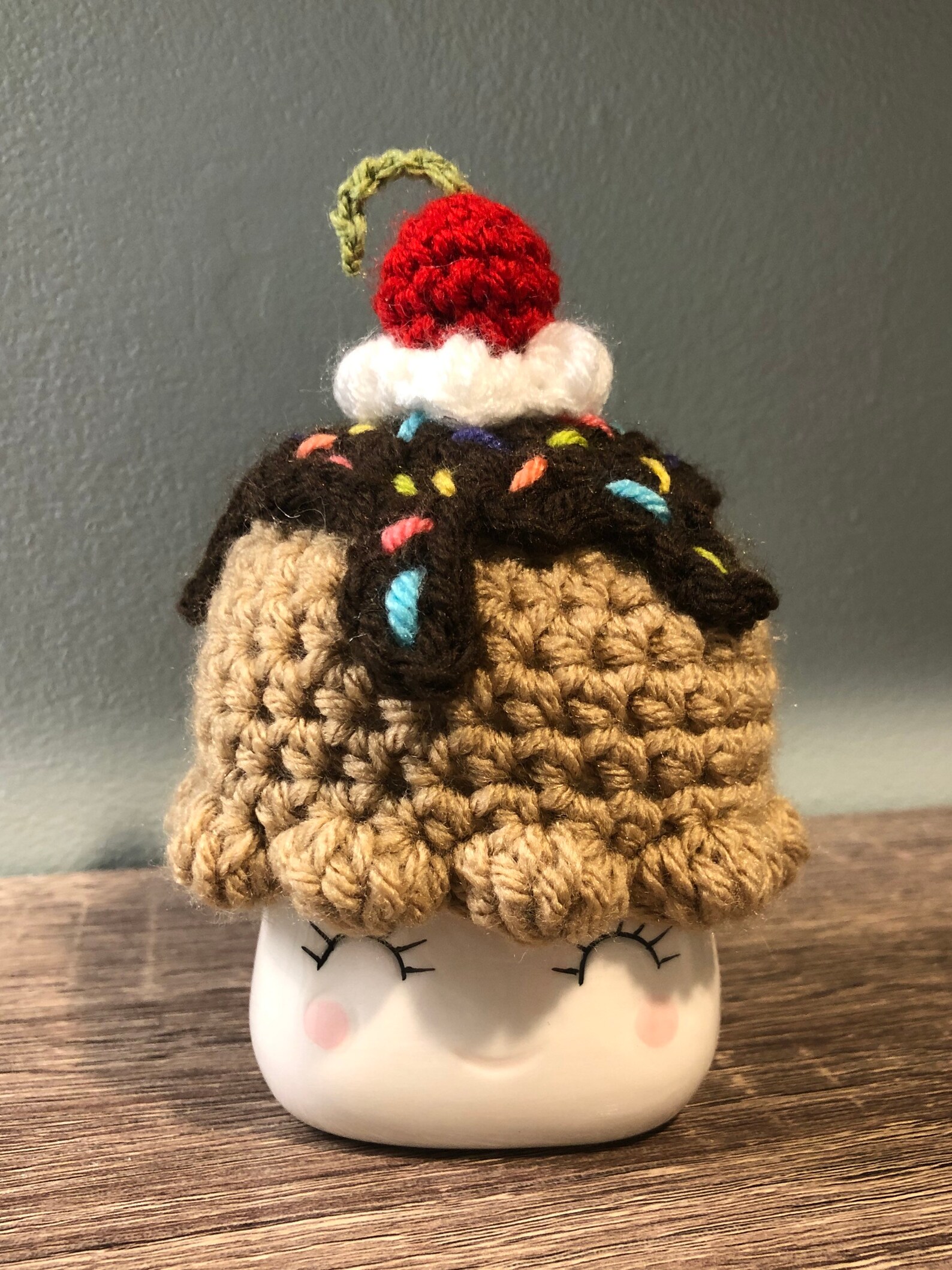 Ice Cream Sundae Marshmallow Mug Hat Hot Fudge Sprinkles Etsy