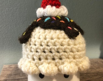 Ice Cream Sundae Marshmallow Mug Hat | Hot Fudge | Sprinkles | Tiered Tray | Rae Dunn