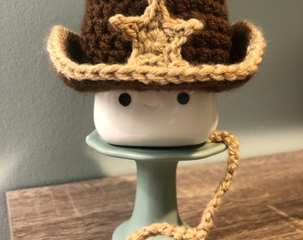 Cowboy Marshmallow Mug Hat | Tiered Tray | Rae Dunn inspired