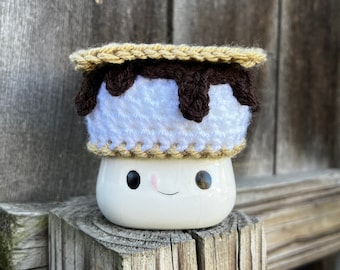 S’more Marshmallow Mug Hat Bonfire
