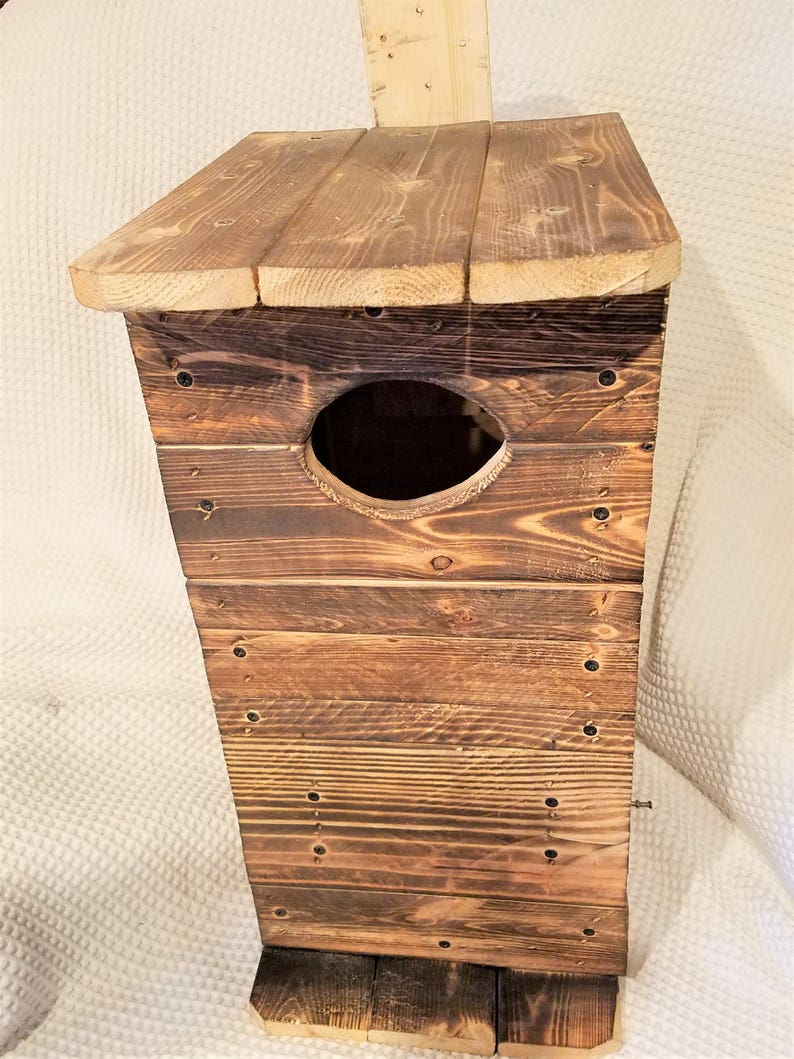 Wood Duck house nesting boxrustic stylemaintenance Etsy