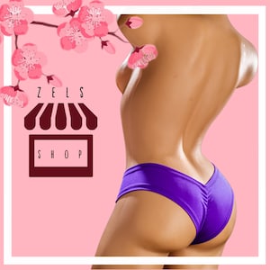 Exotic Dancewear: Scrunch Cheeky Shorts for Ravers, Stripper, Beachwear, DaceWear