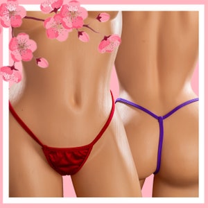 Handmade Lycra Micro Thong: Exotic Dancewear Rave Wear