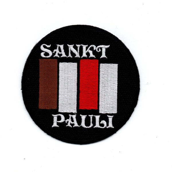 Sankt Pauli - Iron on Patch Embroidered Applique Motif