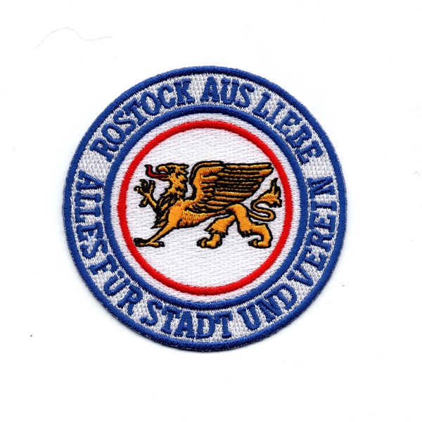 Rostock - Patch Aufnäher Bügelbild