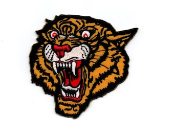Tiger - patch / strijken beeld / borduurwerk beeld / patch
