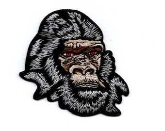 Gorilla - patch / strijken beeld / borduurwerk beeld / patch