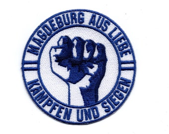 Magdeburg - Iron on Patch Embroidered Applique Motif
