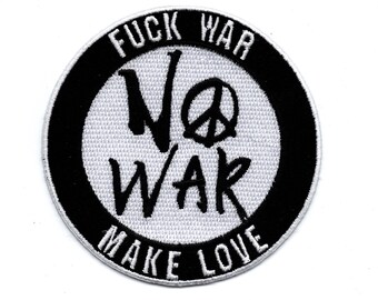 No War - Patch Strijken Picture Badge Borduurwerk Afbeelding