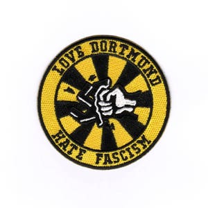 Dortmund Iron on Sew on Embroidered Badge Applique Motif Patch