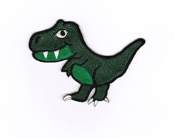 T-Rex Dino - Aufnäher Bügelbild Stickbild Iron op Patch