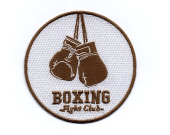 Boksen - opstrijkbare naai op geborduurde badge applique motief patch