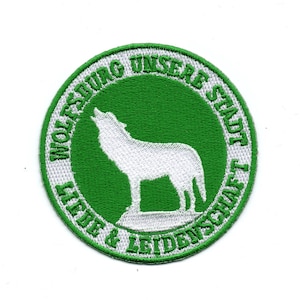 Wolfsburg - Iron on Patch Embroidered Applique Motif
