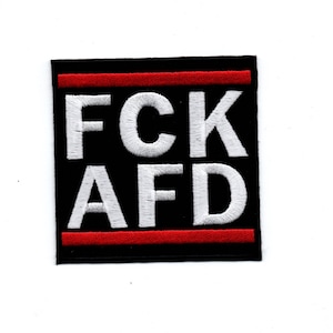 FCK AFD - Iron on Patch Embroidered Applique Motif