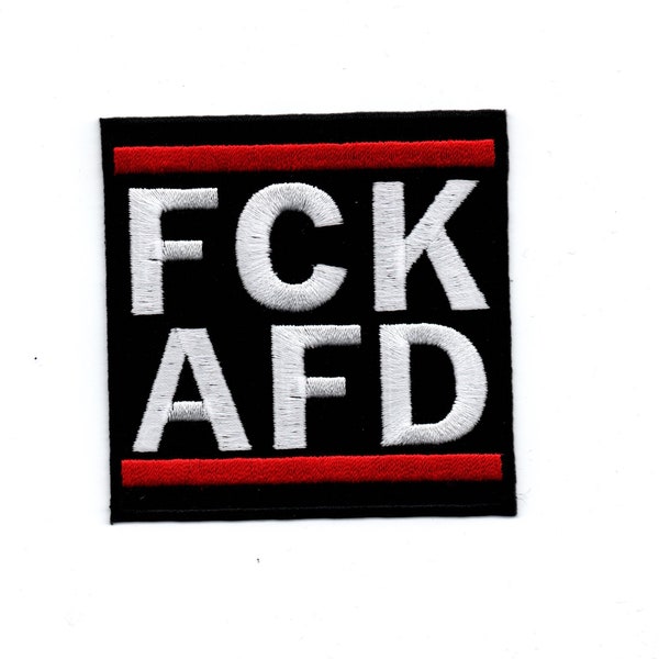 FCK AFD - Iron on Patch Embroidered Applique Motif