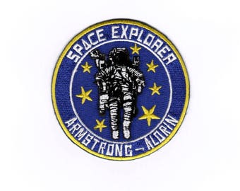 Space Shuttle Iron on Sew on Embroidered Badge Applique Motif Patch ...