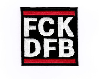 FCK DFB - Iron on Patch Embroidered Applique Motif
