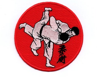 Jiu Jitsu - Strijk op naai op geborduurde badge applicatie motief patch