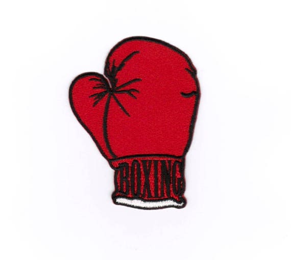 embroidered boxing gloves