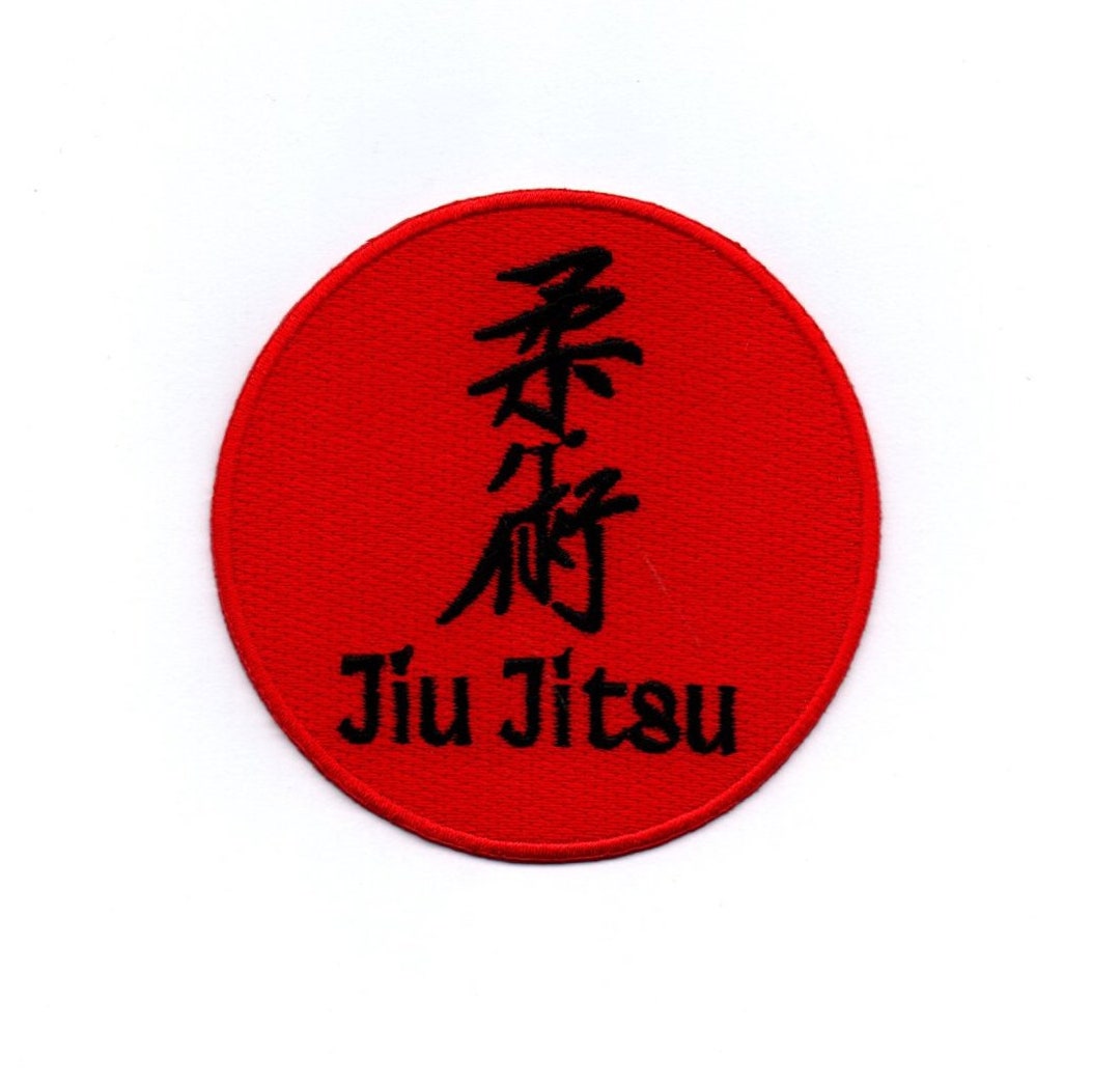 Jiu Jitsu Iron on Patch Embroidered Applique Motif Etsy Australia