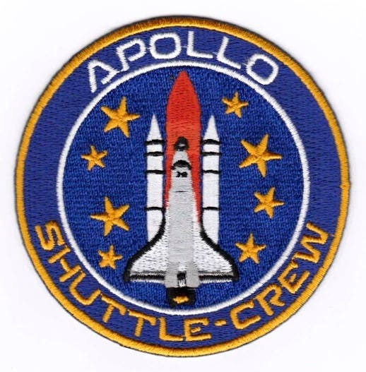 Space Shuttle Iron on Sew on Embroidered Badge Applique Motif Patch ...