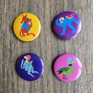 Medieval Marginalia Badges