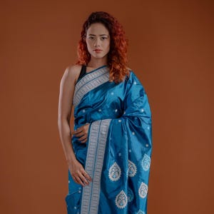 Assam Silk Saree/Mulberry Pat Silk Saree/Handloom Silk Saree/Silk Mark Certified