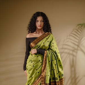 Assam Silk Saree/Mulberry Pat Silk Saree/Handloom Silk Saree/Silk Mark Certified