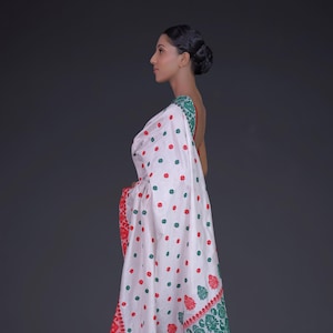 Assam Silk Saree/Mulberry Pat Silk Saree/Handloom Silk Saree/Silk Mark Certified