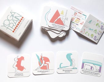 Yoga Train - illustrated yoga sequencing cards