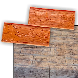 Concrete Vertical Stamp Mats Decorative Concrete Walls Veneer Stone Texture Mat