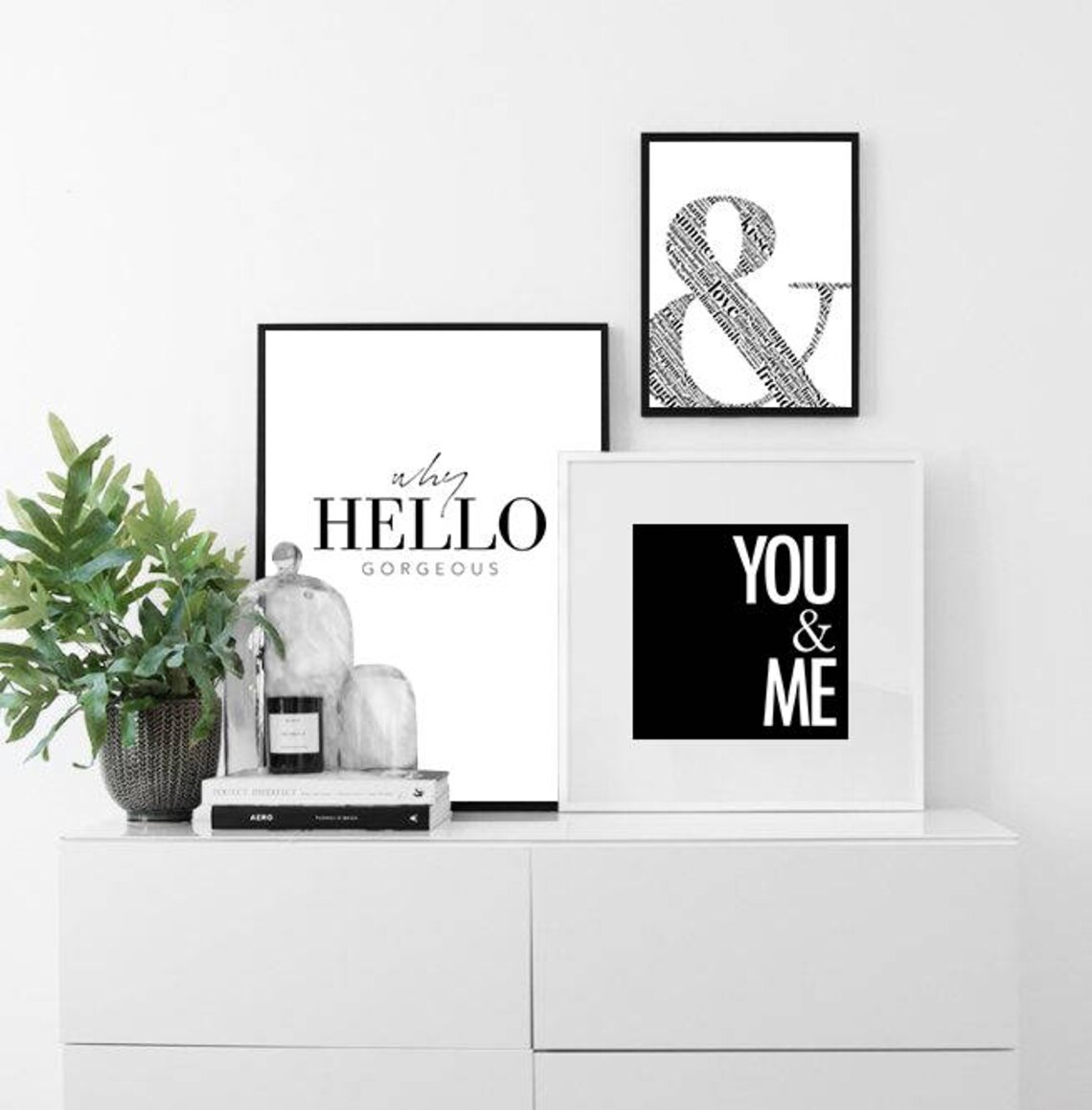 You and Me Wall Art You and Me Print Love Wall Art Etsy