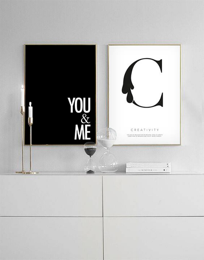 You and Me Wall Art You and Me Print Love Wall Art Etsy