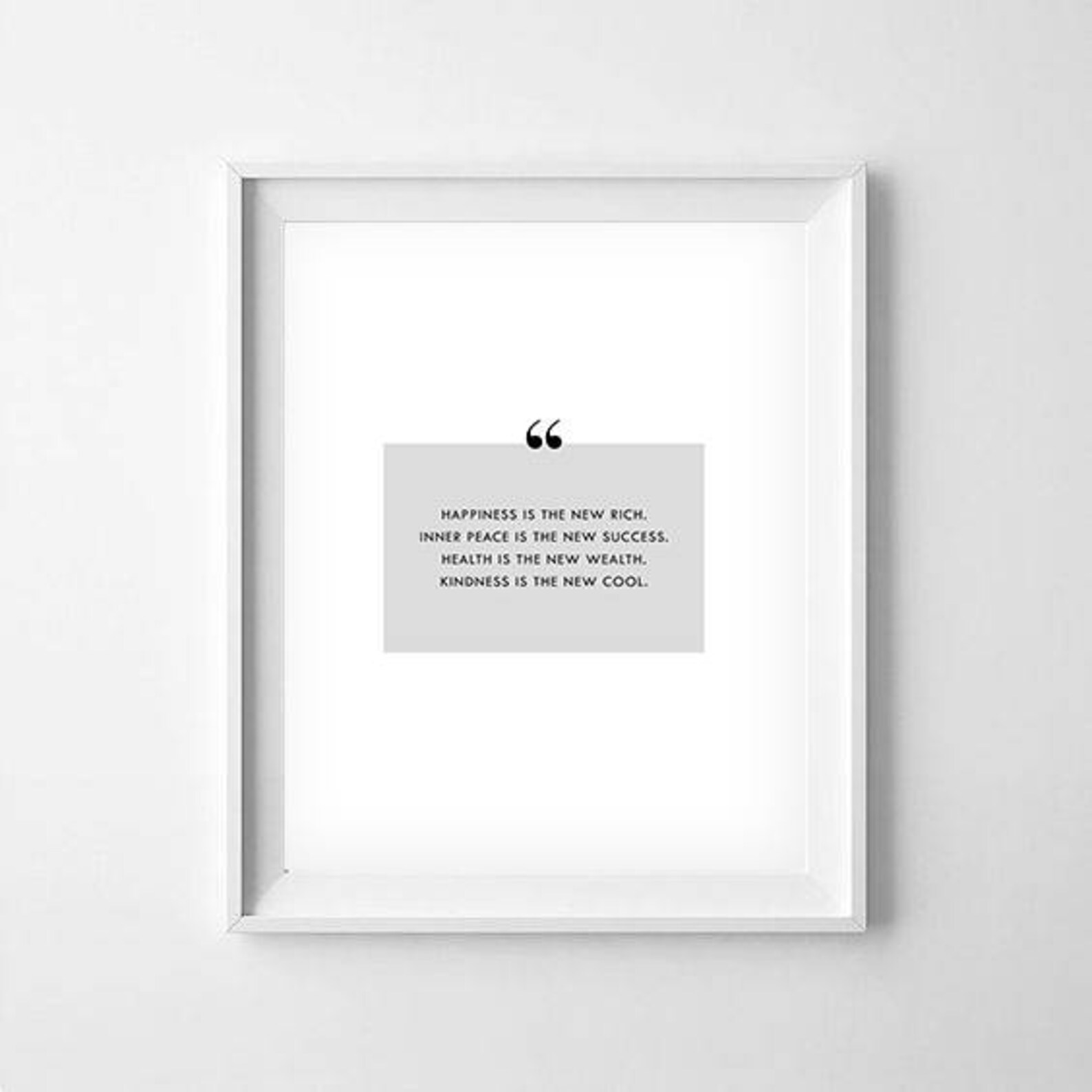 Happiness Wall Art Happiness Print Quote Print Quote Wall Etsy