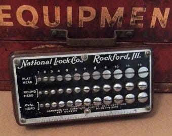 National Lock Company Vintage Store Display