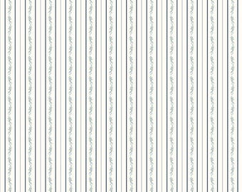 Bluegrass Charm Floral Stripe Cotton Quilting Fabric by Melissa Mortenson for Riley Blake