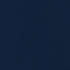 May include: A solid dark blue fabric with a subtle texture.