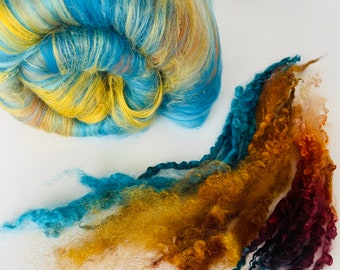 Desert Horizon Art Yarn Batt