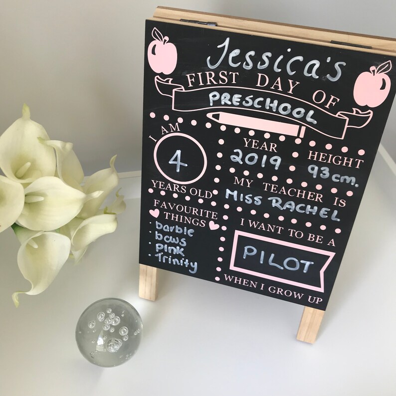 First Day of School Milestone Chalkboards